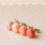 Food Earrings - Macaron Ear..