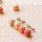 Food Earrings - Macaron Ear..